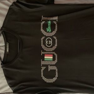 Men’s Gucci Tshirt with Swarovski crystals